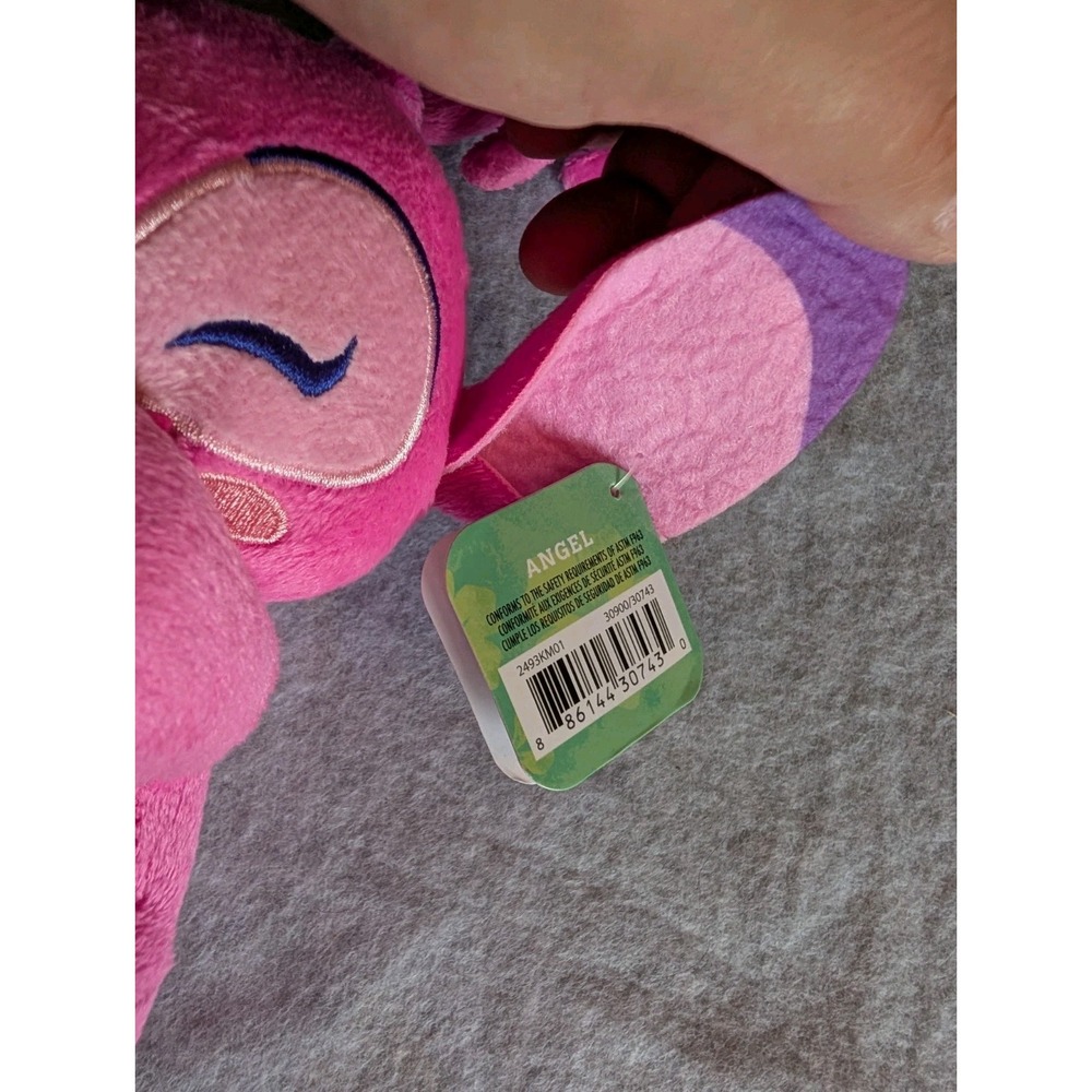 Feed Me Stitch Disney Plush Pink Angel eating Strawberry & Stitch Eating Avocado - Picture 4 of 13